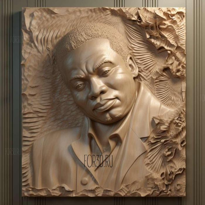 Luther Vandross 3 stl model for CNC